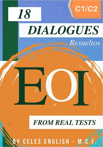 Portada de 18 MODELOS RESUELTOS DIÁLOGOS/INTERACCIONES PARA EOI C1/C2